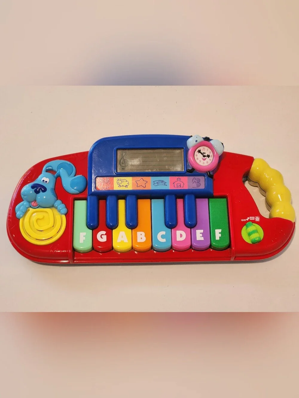2000 Nick Jr. Blue’s Clues Note to Note Tickity-Tock Piano Tested Working